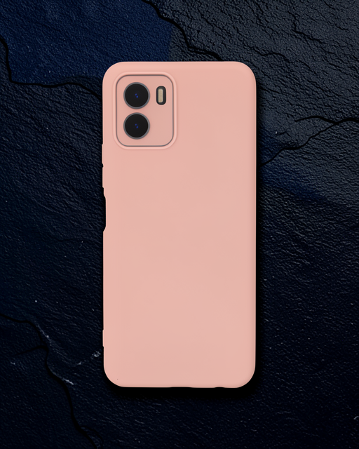 Vivo Y15s Kılıf Lansman Glass Kapak - Pembe