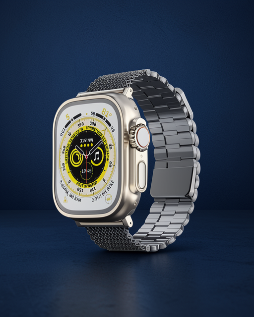 Apple Watch 42mm Ascend Metal Kordon (saat Değildir) - Gri