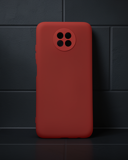 Xiaomi Redmi Note 9 5g Kılıf Nano İçi Kadife Silikon - Kiremit