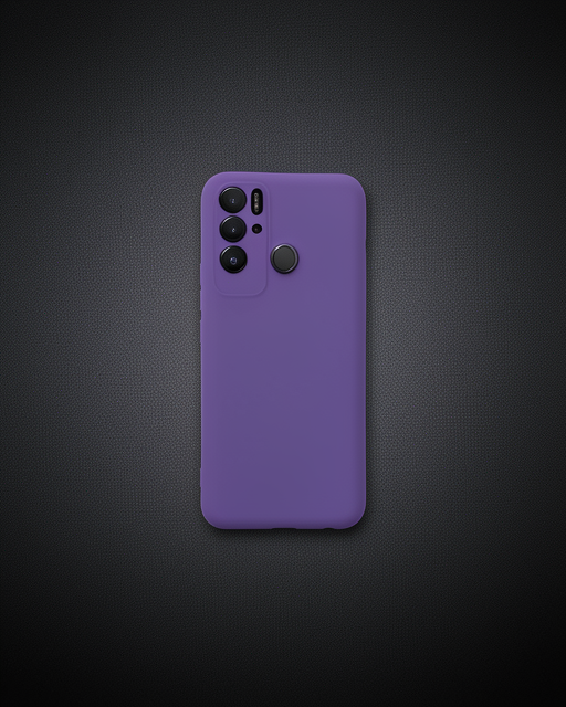 Tecno Pova Neo Kılıf Nano İçi Kadife Silikon - Mor
