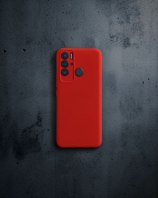 Tecno Pova Neo Kılıf Nano İçi Kadife Silikon - Kırmızı
