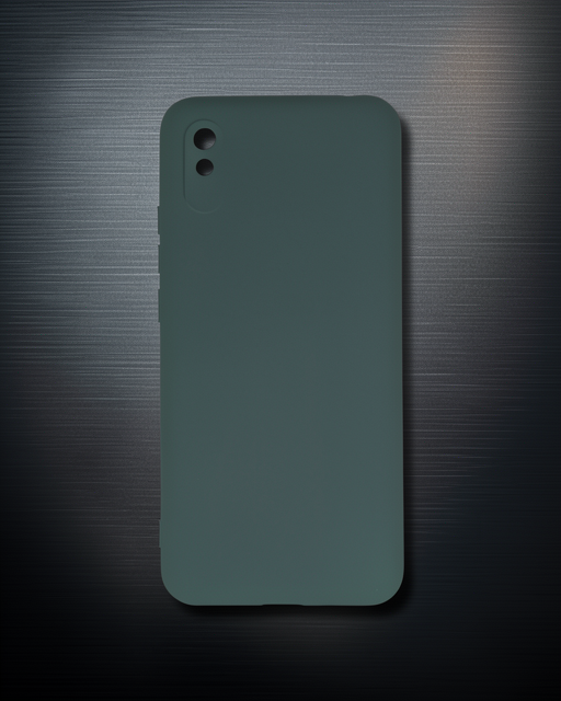 Xiaomi Redmi 9a Kılıf Nano İçi Kadife Silikon - Koyu Yeşil