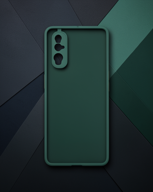Oppo Find X2 Kılıf Montreal Silikon Kapak - Yeşil