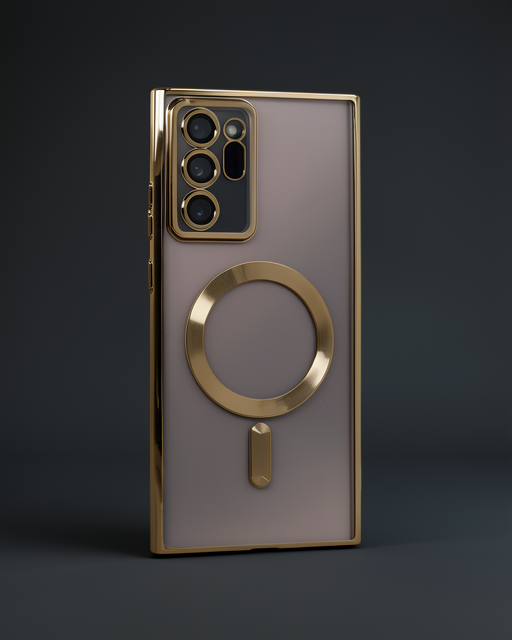 Samsung Galaxy Note 20 Ultra Kılıf Kross Magneticsafe Kapak - Gold