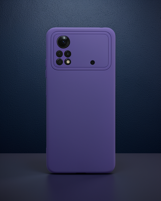 Xiaomi Poco X4 Pro 5g Kılıf Nano İçi Kadife Silikon - Mor