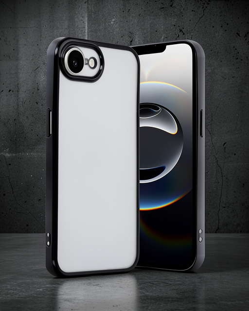 Apple İphone 16e Kılıf Razer Lensli Silikon - Siyah