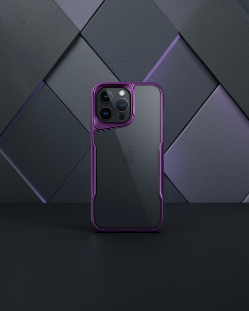 Apple İphone 16 Pro Max Kılıf Boyi Silikon Kapak - Derin Mor