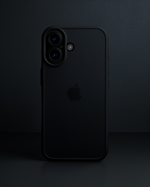 Apple İphone 16 Plus Kılıf Razer Lensli Silikon - Siyah