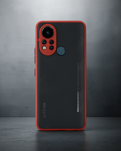 İnfinix Hot 11s Kılıf Montreal Silikon Kapak - Kırmızı