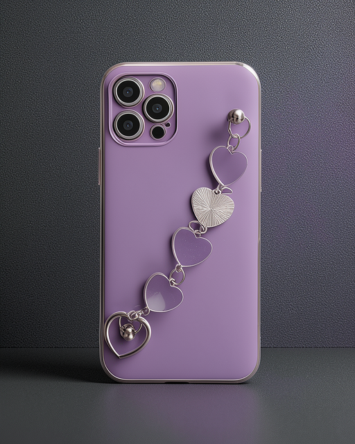 Apple İphone 12 Pro Max Kılıf Esila Silikon - Mor