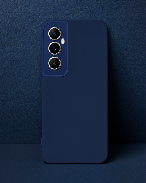 Realme C65 Kılıf First Silikon - Lacivert