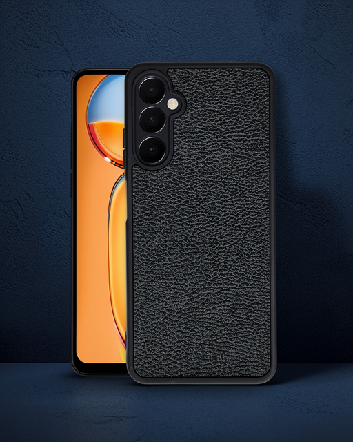 Samsung Galaxy M15 Kılıf Aras Deri Kapak - Siyah