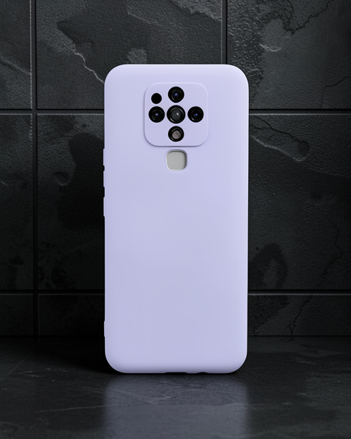 Tecno Camon 16 Kılıf Nano İçi Kadife Silikon - Lila