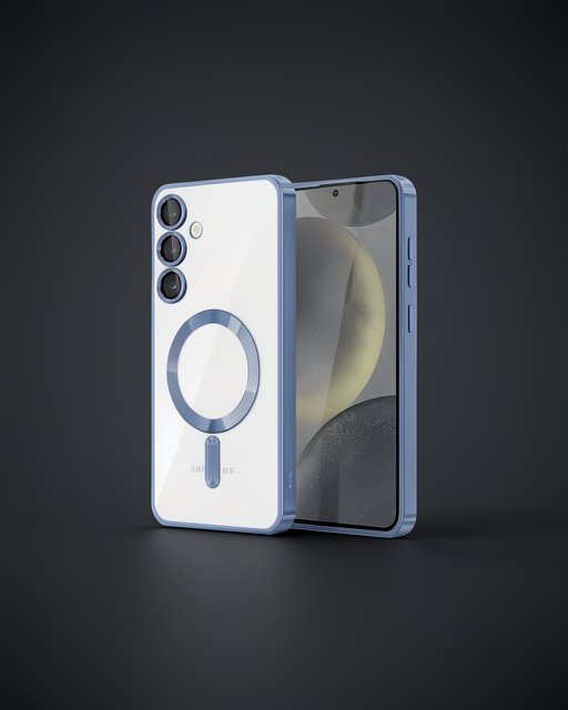 Samsung Galaxy S24 Kılıf Kross Magneticsafe Kapak - Sierra Blue