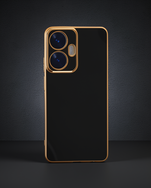 Realme C55 Kılıf Volet Silikon - Siyah