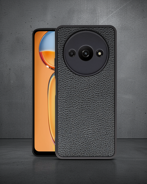 Xiaomi Redmi A3 4g Kılıf Aras Deri Kapak - Siyah