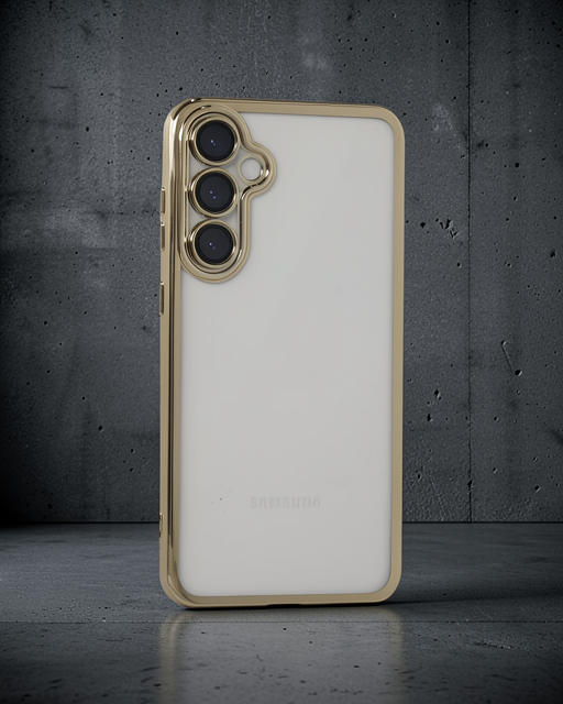 Samsung Galaxy S23 Fe Kılıf Razer Lensli Silikon - Gold