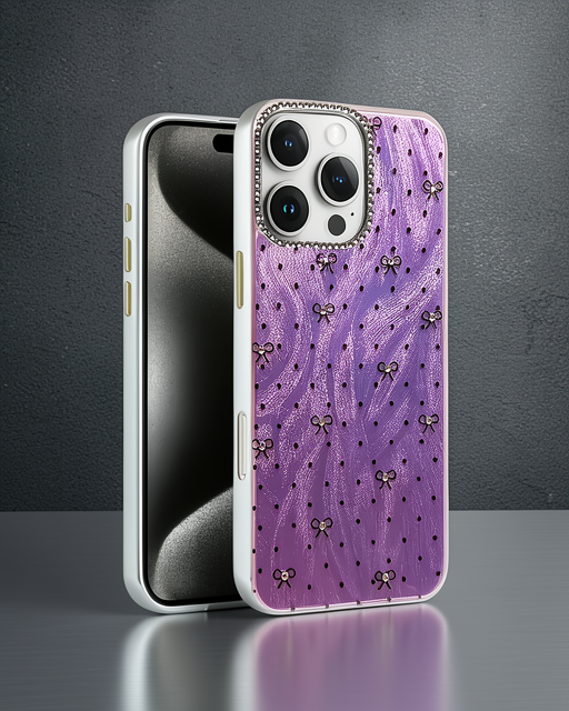 Apple İphone 16 Pro Kılıf Blade Aynalı Desenli Kapak - Desen 2