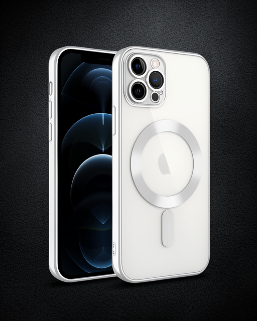 Apple İphone 14 Pro Max Kılıf Kross Magneticsafe Kapak - Gümüş