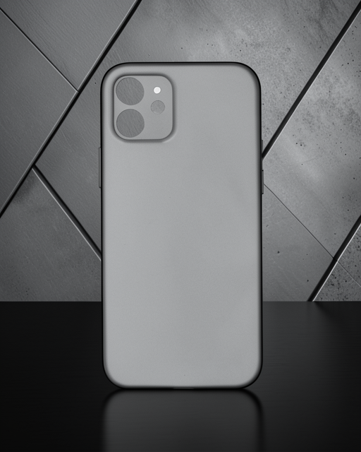 Apple İphone 12 Kılıf Pp Ultra İnce Kapak - Gri
