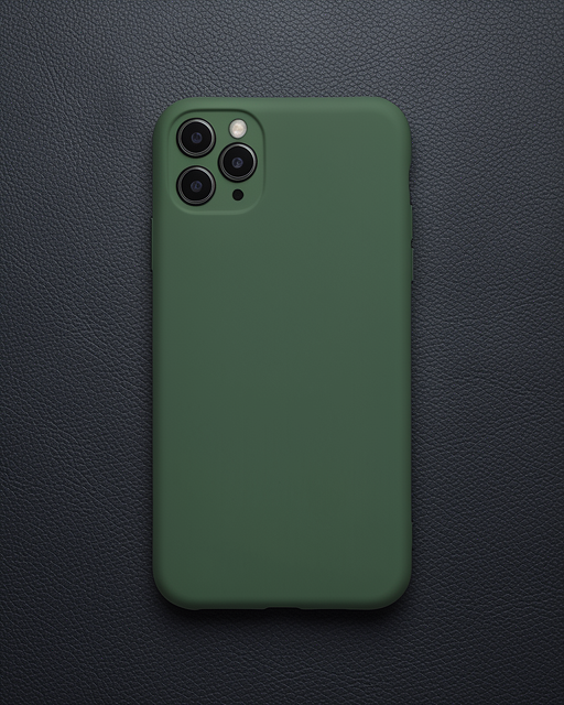 Apple İphone 11 Pro Max Kılıf Nano İçi Kadife Silikon- Yeşil