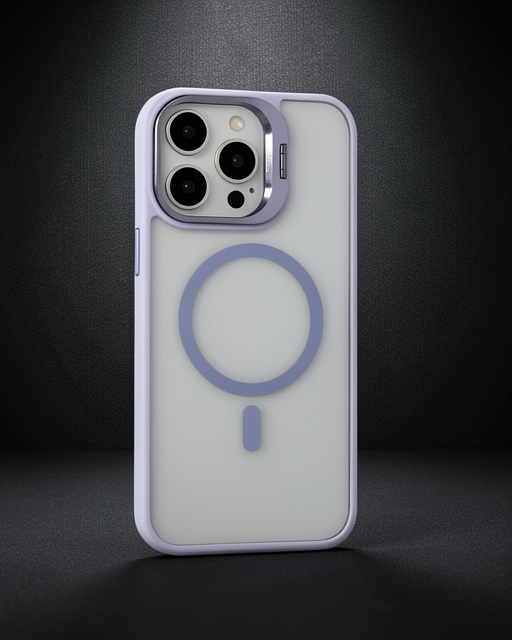 Joko Apple İphone 15 Pro Kılıf Roblox Lens Magsafe Standlı Kapak - Lila