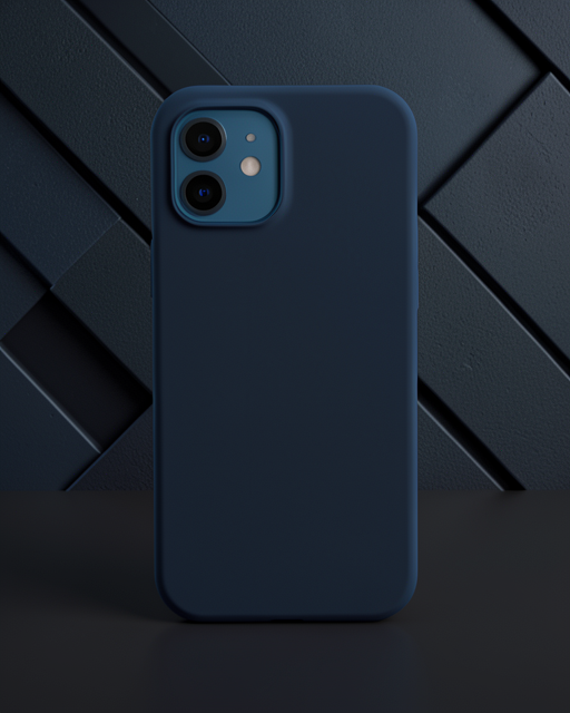 Apple İphone 12 Kılıf Lansman Legant Silikon - Lacivert