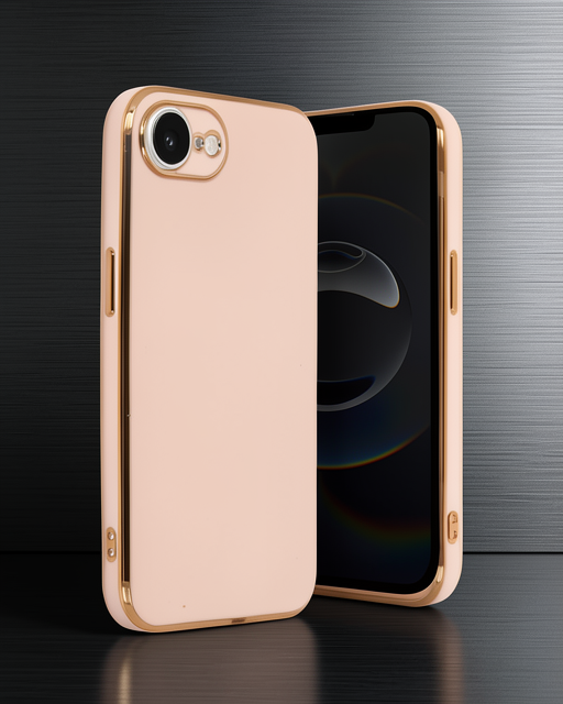 Apple İphone 16e Kılıf Volet Silikon - Pembe
