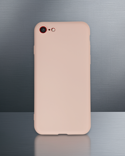 Apple İphone 7 Kılıf First Silikon - Pudra
