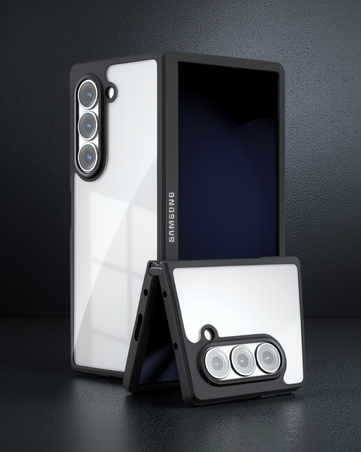 Samsung Galaxy Z Fold 5 Kılıf Blur Fold Kapak - Siyah