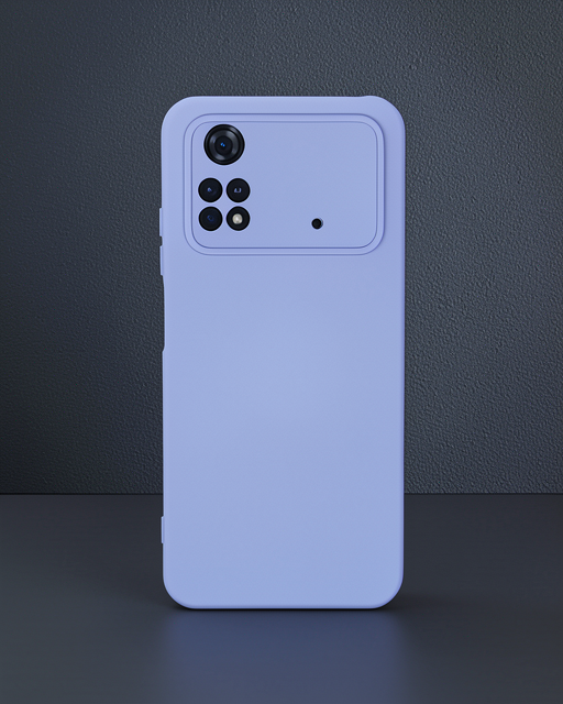 Xiaomi Poco M4 Pro 4g Kılıf Nano İçi Kadife Silikon - Lila