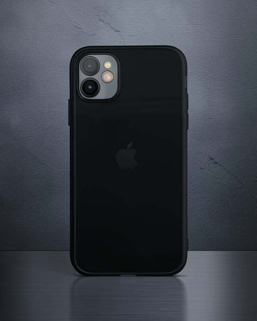 Apple İphone 12 Kılıf Fly Lens Silikon - Siyah