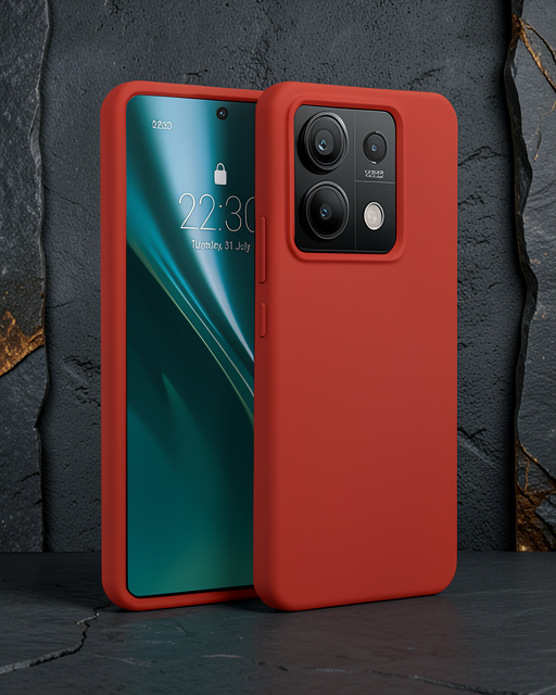 Xiaomi Redmi Note 13 4g Kılıf First Silikon - Lila