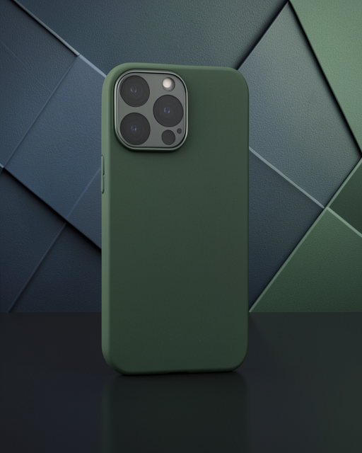 Apple İphone 15 Pro Kılıf Puma Silikon - Yeşil