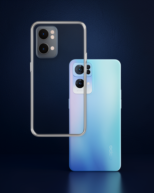 Oppo Reno 7 Lite Kılıf Lüx Şeffaf Silikon
