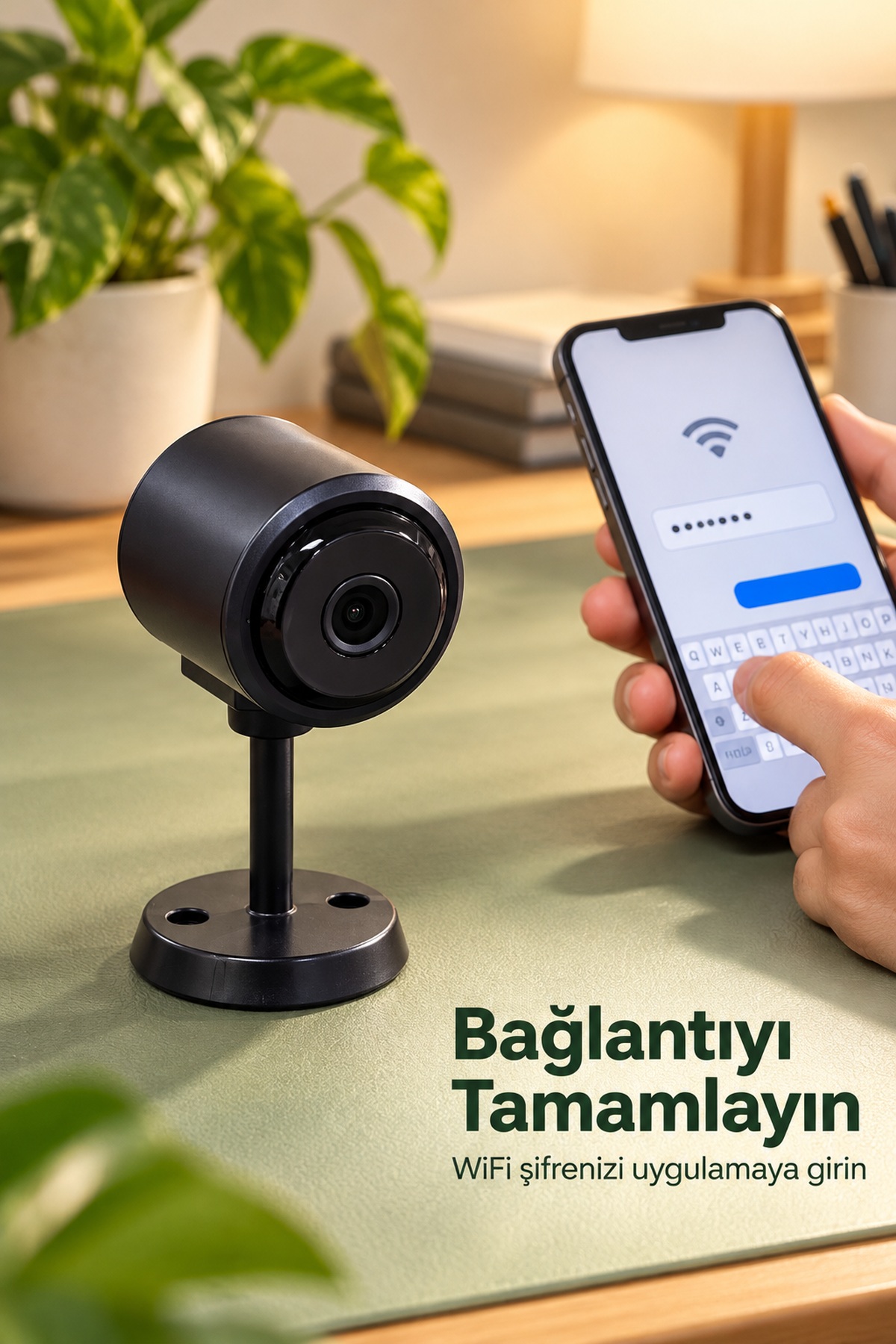 Telefon Bağlantılı WiFi Güvenlik Kamerası