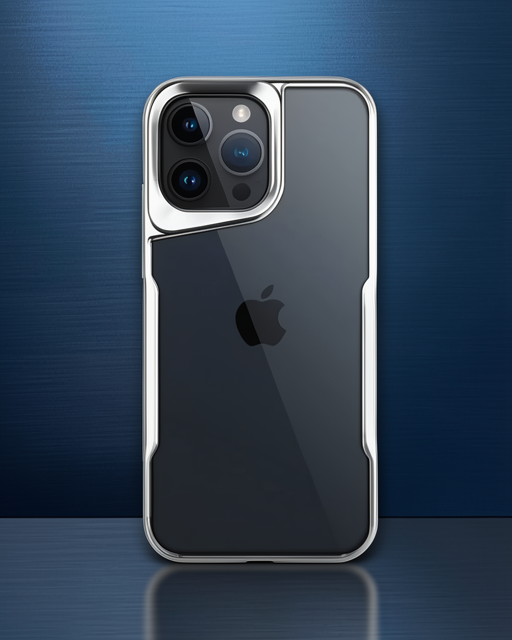 Apple İphone 14 Pro Max Kılıf Boyi Silikon Kapak - Gümüş
