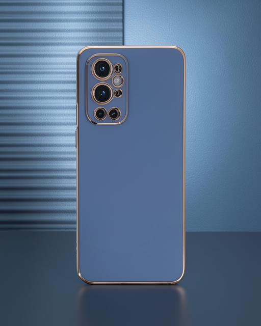 One Plus 9 Pro Kılıf Volet Silikon - Mavi