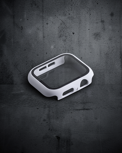 Apple Watch 38mm Camlı Kasa Ekran Koruyucu - Lila