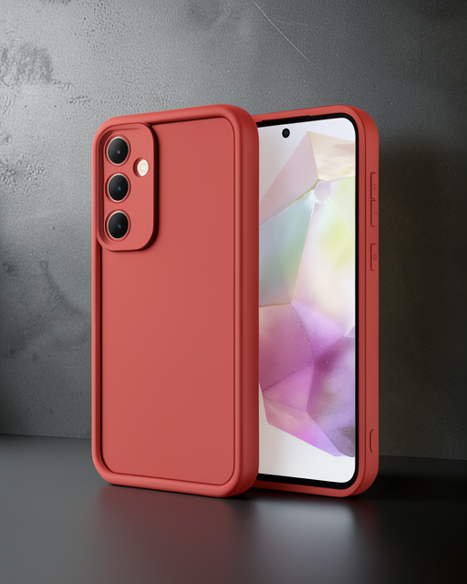 Samsung Galaxy A26 Kılıf Viera Silikon - Kırmızı