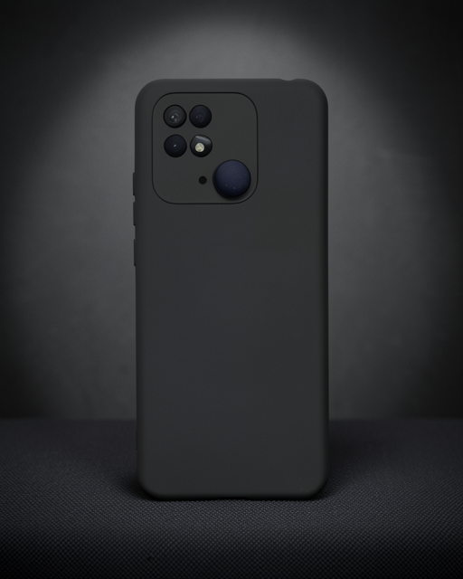 Xiaomi Redmi 10c Kılıf Nano İçi Kadife Silikon - Siyah
