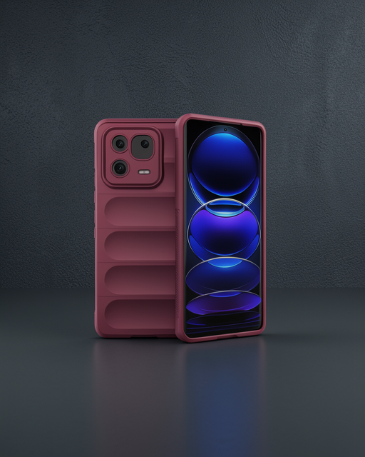 Xiaomi Mi 13 Pro Kılıf Optimum Silikon - Bordo