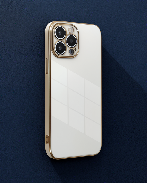 Apple İphone 13 Pro Max Kılıf Volet Silikon - Beyaz