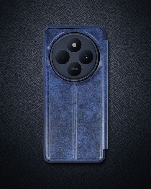 Xiaomi Redmi 14c Kılıf Flip Cover - Lacivert