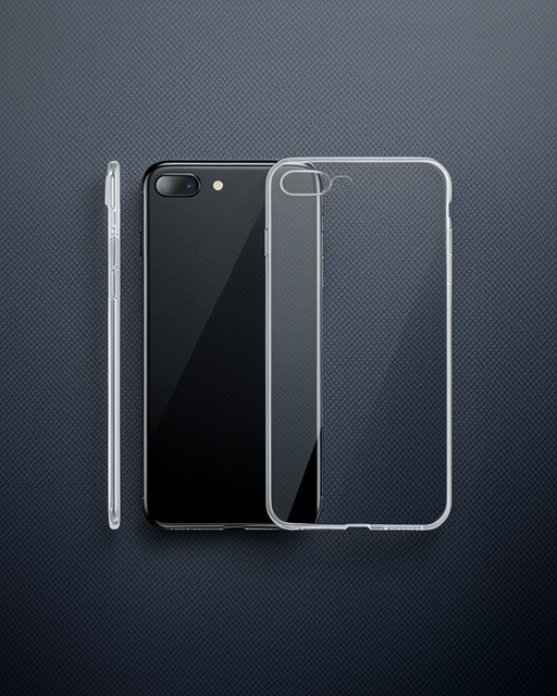 Apple İphone 8 Plus Kılıf Lüx Şeffaf Silikon