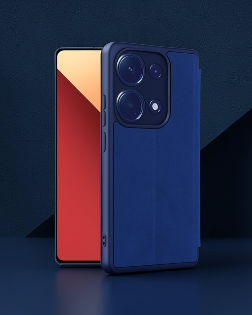 Xiaomi Redmi Note 13 Pro 4g Kılıf Flip Cover - Lacivert