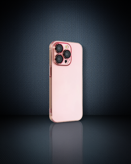Apple İphone 14 Pro Kılıf Armada Lensli Kapak - Rose Gold