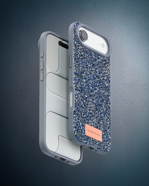 Onegif Apple İphone 17 Air Bright Simli Kapak - Gümüş
