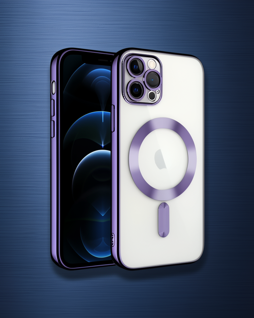Apple İphone 13 Pro Kılıf Kross Magneticsafe Kapak - Mor