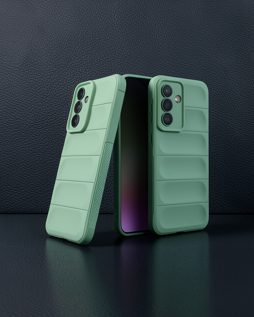 Samsung Galaxy A26 Kılıf Optimum Silikon - Koyu Yeşil